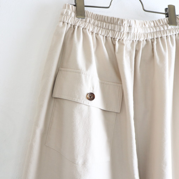 semi-suede bakers sarruel 2nd pants (greige) 10枚目の画像