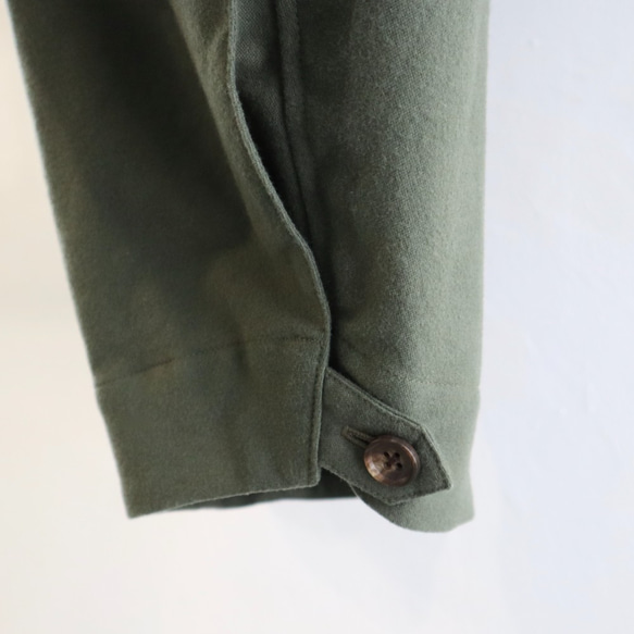 semi-suede squash pants (olive) 5枚目の画像