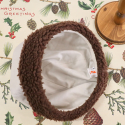 semi-suede acorns beret (greige) 6枚目の画像