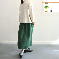 『Creema限定』5/10までの受付。spring set-up / french linen top & skirt 2枚目の画像