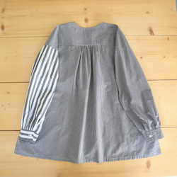 organic cotton frill pocket blouse (pattern mix) 8枚目の画像