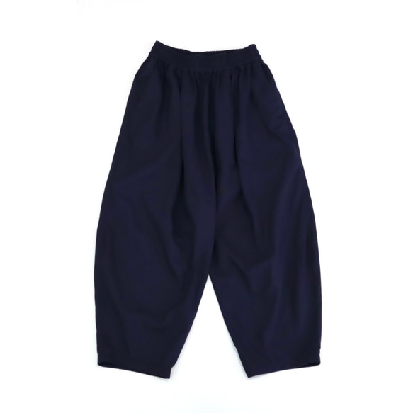 flag flap pants (navy) 3枚目の画像