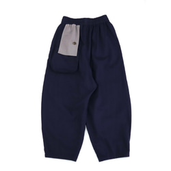 flag flap pants (navy) 7枚目の画像