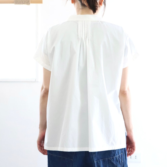 tailored french shirt (w/organic cotton) 4枚目の画像