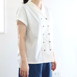 tailored french shirt (w/organic cotton) 2枚目の画像