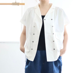 tailored french shirt (w/organic cotton) 7枚目の画像