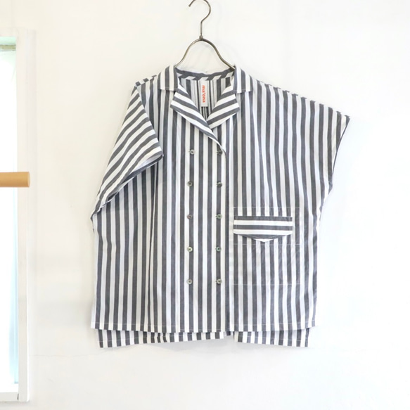 tailored french shirt (p/organic cotton) 7枚目の画像
