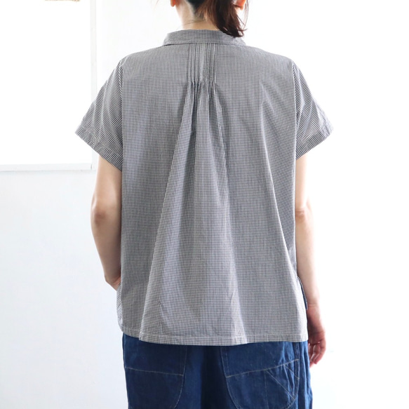 tailored french shirt (p/organic cotton) 5枚目の画像