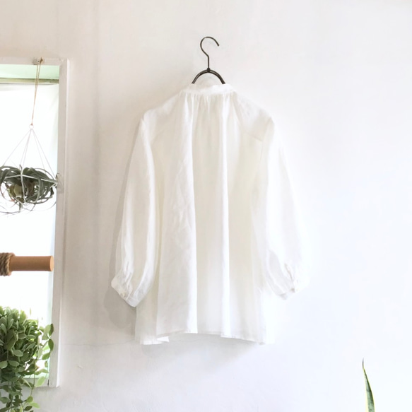 flopsy P blouse (white x wb) 2枚目の画像