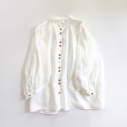 flopsy P blouse (white x cb) 3枚目の画像