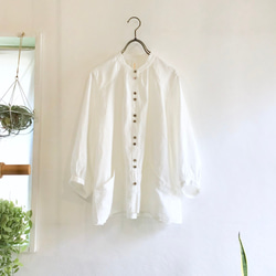 flopsy P blouse (white x cb) 1枚目の画像