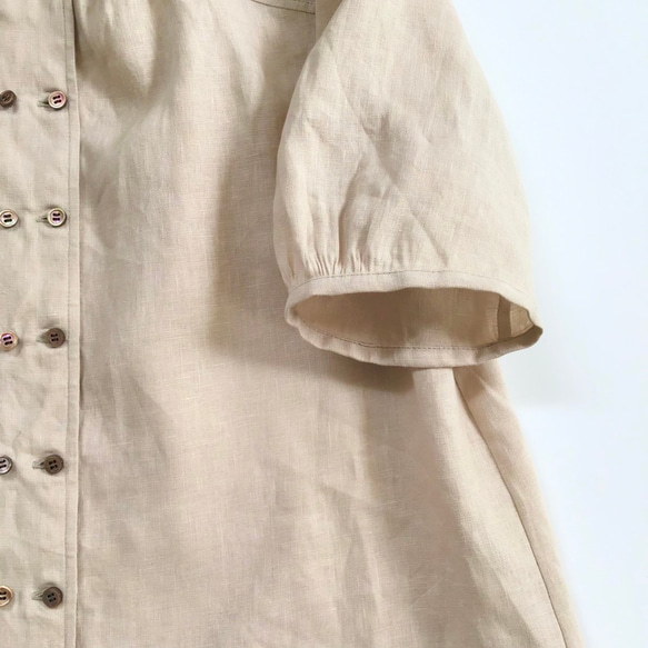 cook P blouse (sand beige) 5枚目の画像