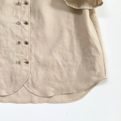 cook P blouse (sand beige) 6枚目の画像