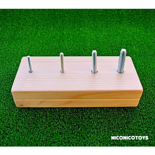 ボルトとナットのねじ回し スクリューボード3 知育玩具