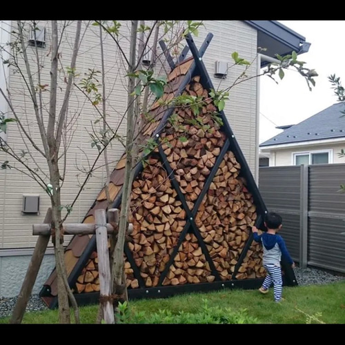 ひょっとこの薪棚 棚・シェルフ・ラック ロブの薪棚 通販 8561150