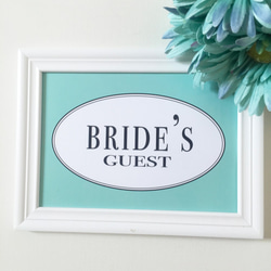 サムシングブルー♡ウェディング受付サイン 2枚目の画像