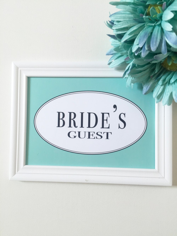 サムシングブルー♡ウェディング受付サイン 2枚目の画像