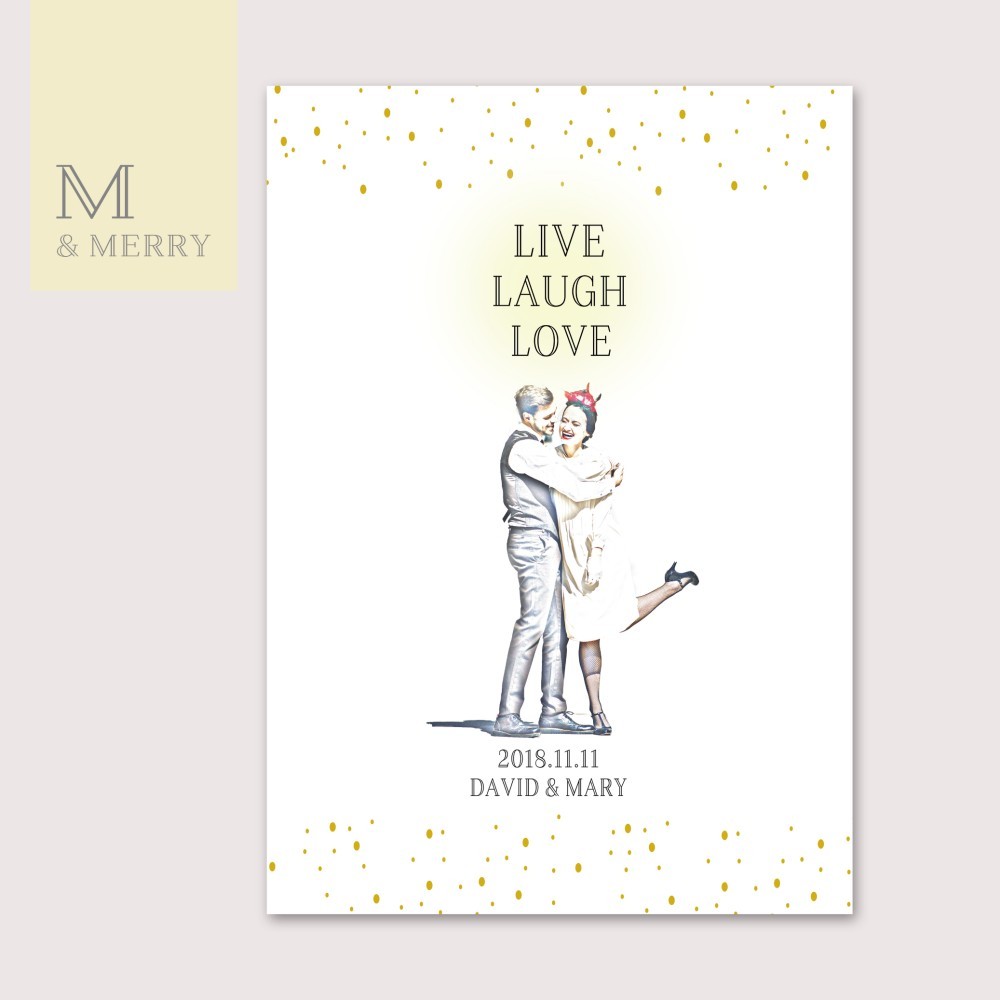 ◇◆パネル印刷対応◆◇スケッチ風フォト入りLLLウェルカムボードイエロー