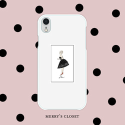 【iPhone SE2対応】〜MERRY'S CLOSET〜選べるドレスデザイン♡クリアスマホケース 3枚目の画像