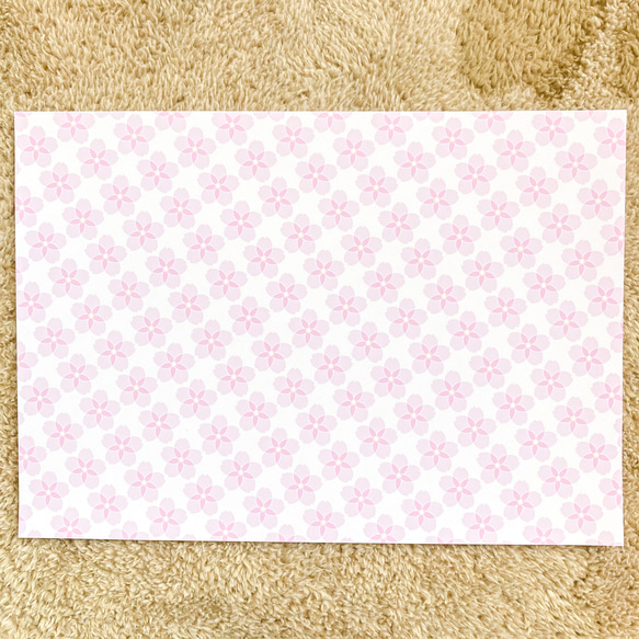 ほんわり桜のデザインペーパー 3枚目の画像