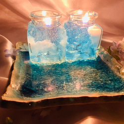 B級品 藍空キャンドル ジャスミンの香り 3枚目の画像