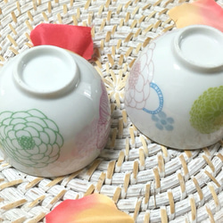 [一對] Pastel dahlia hot water only set 第2張的照片