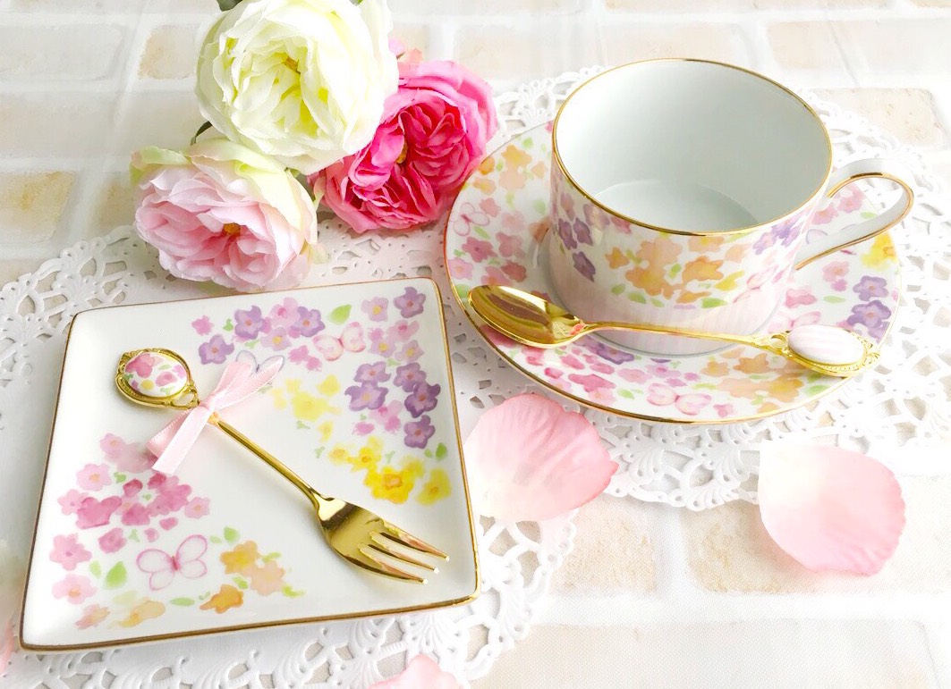 【creema限定福袋】可愛い花柄のティーセット♡