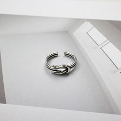 SILVER925-47 Ring リング シルバ−925 調整可能　巾着付  ジュエリー シルバー ゴールド 6枚目の画像