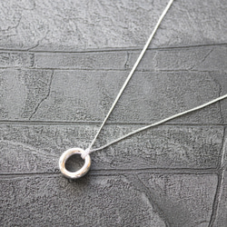 SILVER925-15 ネックレス シルバ−925 調整可能　巾着付 ジュエリー シルバー ゴールド Necklace 3枚目の画像