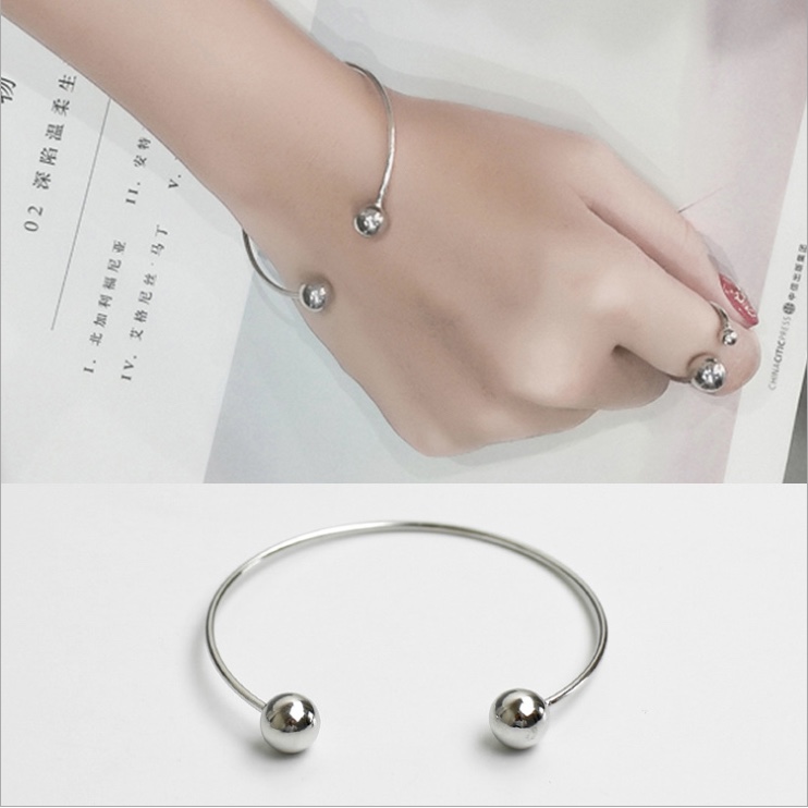 SILVER925-11 バングル シルバ−925 調整可能　巾着付  ジュエリー シルバー ゴールド ブレスレット