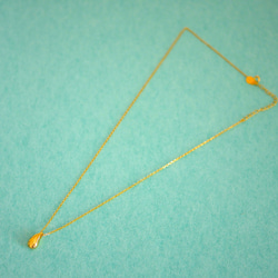 SILVER925-24 (ゴールドカラー）ネックレス シルバ−925 調整可能　巾着付 ジュエリー シルバー ゴールド 4枚目の画像