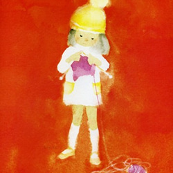 【美品】いわさきひちろ　絵画　少女 美品】いわさきひちろ 絵画 少女 - メルカリ
