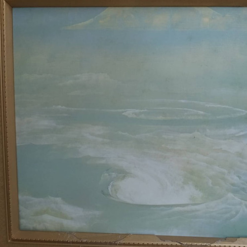 絵画　油絵　鳴門渦潮 Yahoo!オークション - 中野治朗『鳴門渦潮』3号油彩 油絵 直筆