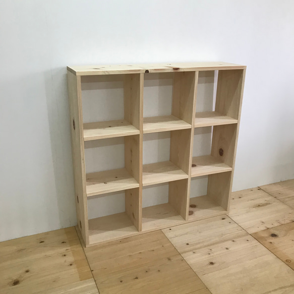 オープンシェルフ　50cm ひのき　無添加　無塗装　棚 hinokishelf_00-high.jpg