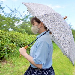 【ギフトにおすすめ】マスクand傘 雨傘 晴雨兼用 リンクコーデ 5枚目の画像
