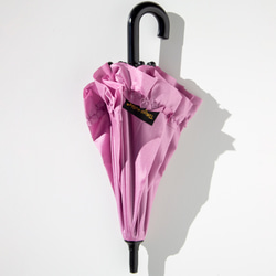 ミニチュア傘　フリル オーキッドピンク 3枚目の画像