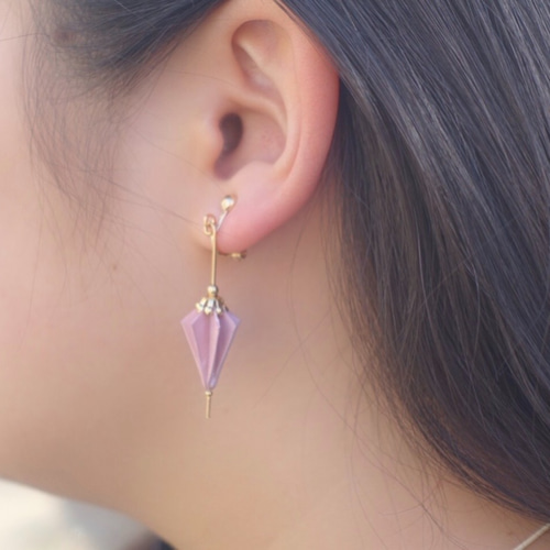 パール調桜ロングピアス | FourSeason雑貨テイストの