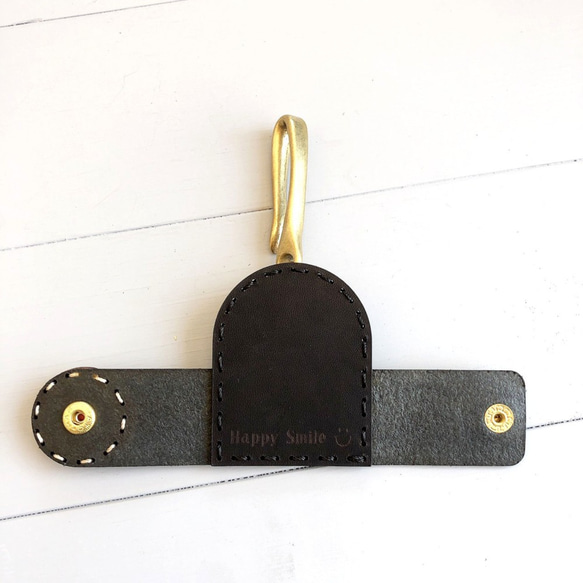 聴診器 ホルダー（SMILE スマイリー・ブラック） 6枚目の画像