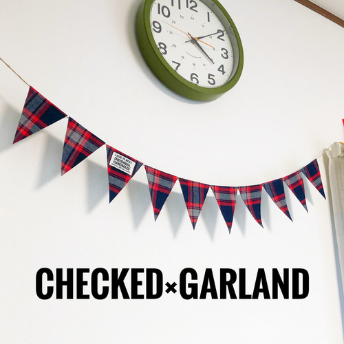 ☆チェックガーランド・キャンプガーランド・キッチンカー・カー  