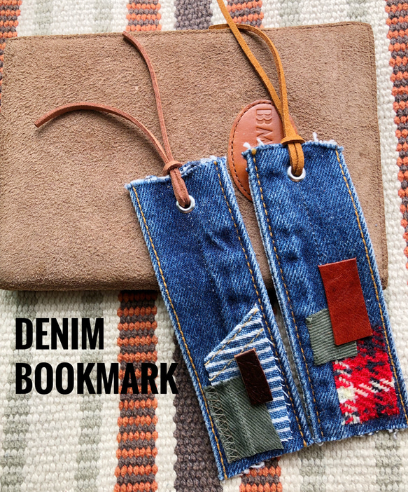 Coleman - ※しおりページになります ☆2個セット・DENIM BOOKMARK☆デニムブックマーク 栞☆ しおり