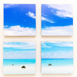 [4枚SET]沖縄の癒しフォトパネル ~ 14cm × 14cm ~ 3枚目の画像