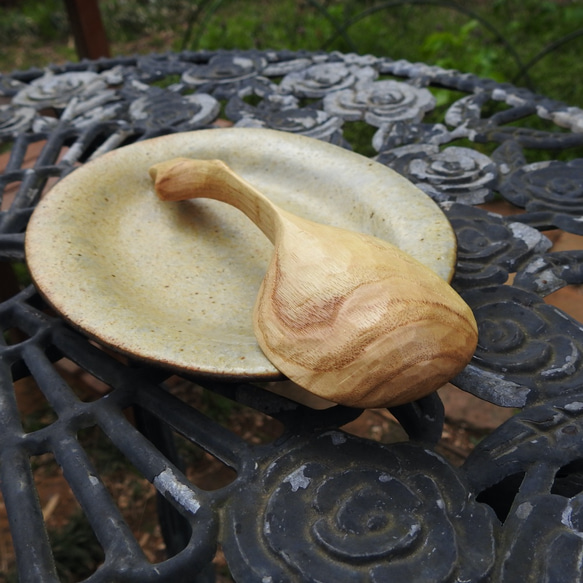 ウッドクラフト　栗の木（チェスナッツ ）のスプーン　#15 7枚目の画像