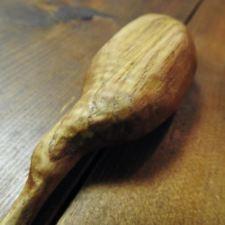 ウッドクラフト　栗の木（チェスナッツ）のスプーン 4枚目の画像