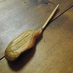 ウッドクラフト　栗の木（チェスナッツ）のスプーン 5枚目の画像