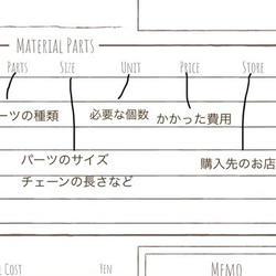 【作品作りのお供に！】シンプル アイディアノート 5枚目の画像