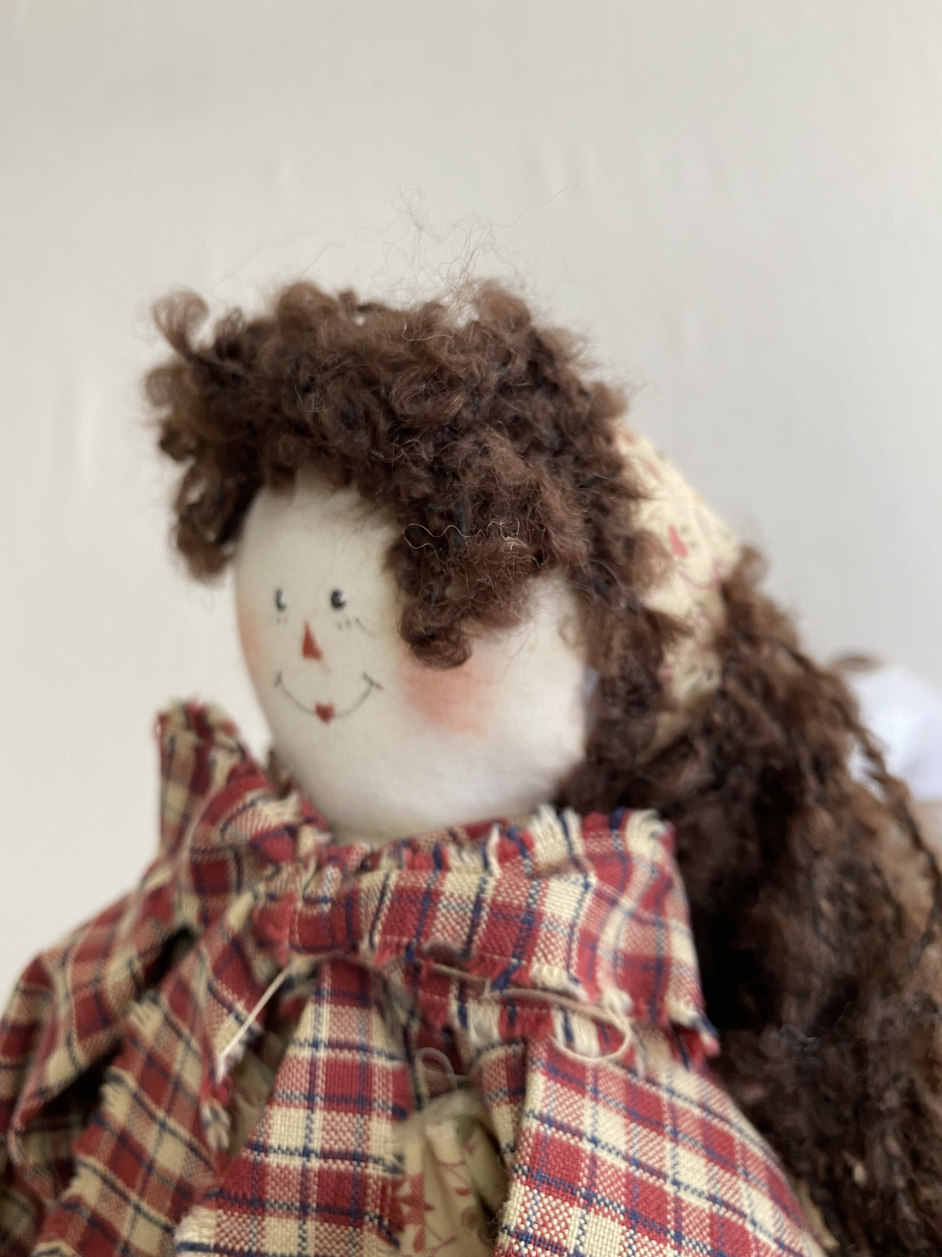 ダークブラウンのヘアー 懐かしのカントリードール その他人形