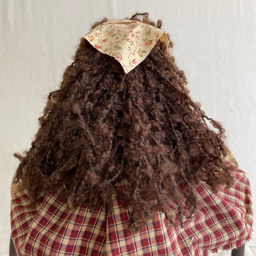 ダークブラウンのヘアー 懐かしのカントリードール その他人形