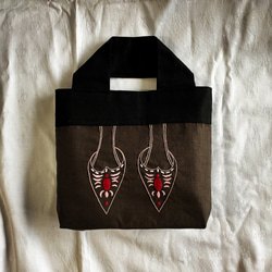 ミュール刺繍のバッグ(オリエンタル) 1枚目の画像