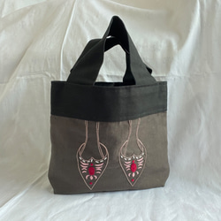 ミュール刺繍のバッグ(オリエンタル) 2枚目の画像