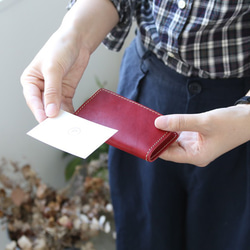 本革名刺ケース（栃木レザー 名刺入れ メンズ レディス） 2枚目の画像